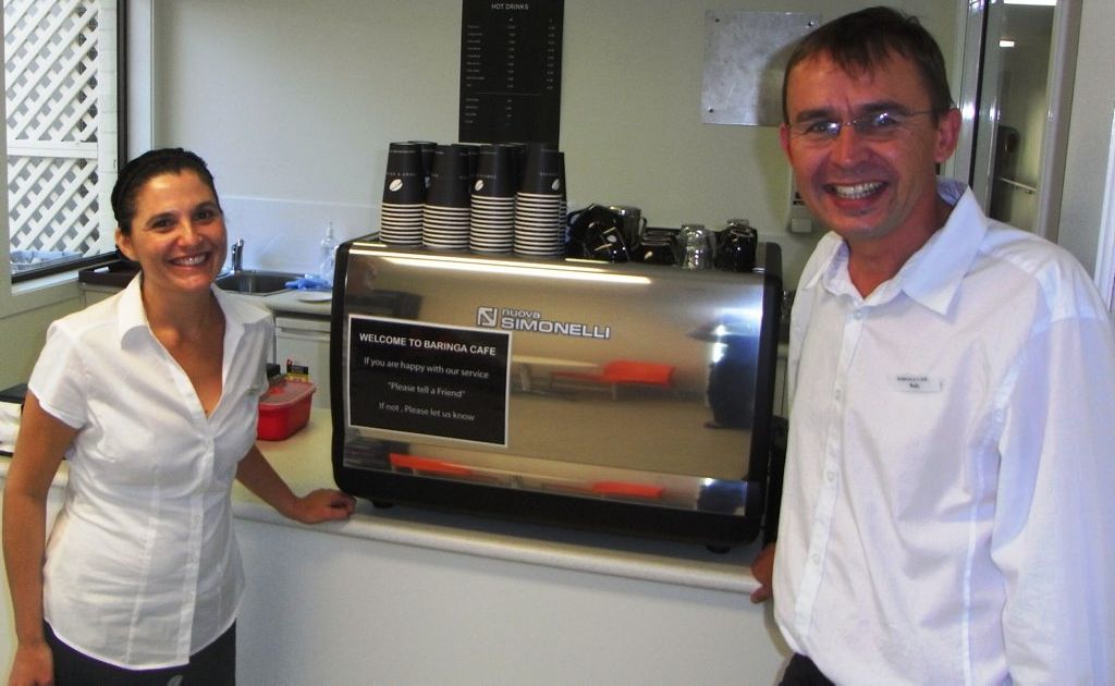 Rob Hewitt has opened Baringa Cafe with Sharon Ciantar. Rob Hewitt has opened Baringa Cafe with Sharon Ciantar.